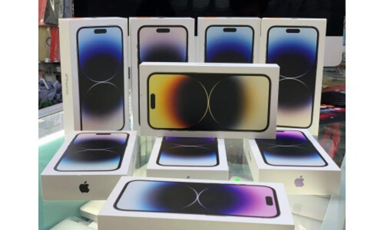 Engros Apple iPhone 14, 14 Plus, 14 Pro og 14 Pro Max for salg.